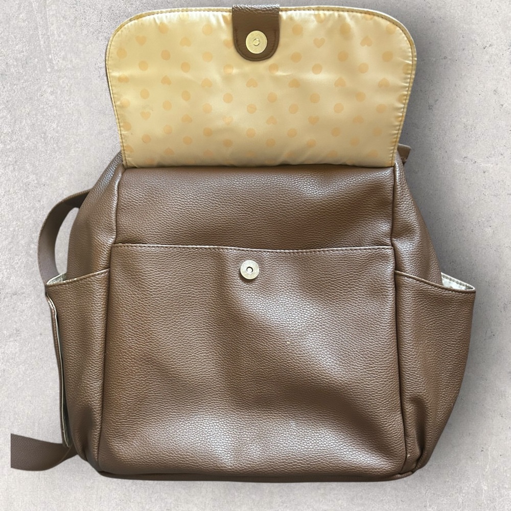 Babymel Robyn Convertible Baby Changing Backpack Tan - Picture 7 of 16